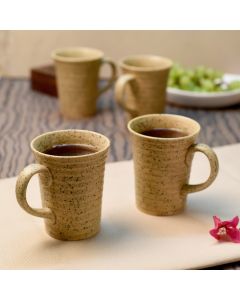 Unravel India ceramic hand crafted mug set (Set of 6)
