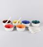 Unravel India ceramic offwhite soup set(Set of 6)