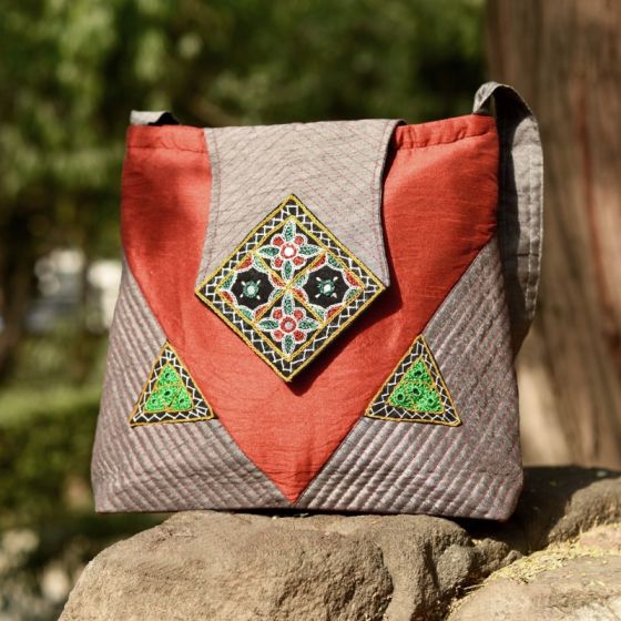 Unravel India banjara embroidery Hand bag