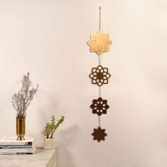 Unravel India Sunflower Meditation Hanging Wall Decor(180gm,multicolor)