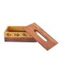 Unravel India"Wood Fusion Fish Motif" tissue holder in Sheesham wood