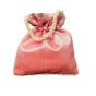 Unravel India Handcrafted Pink Velvet Pearl Potli Bag for Women | Festive & Bridal Potli Purse