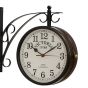 Unravel India Premium 12 Inch Victoria Station Double-Sided Wall Clock – Oversized White Dial
