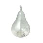 Unravel India Crystal Glass Tealight Candle Holders in Pear Shape for Home Decor Tabletop Decoration Wedding Centerpieces and Festive Lighting