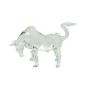Unravel India Transparent Crystal Bull Duo – Iconic Stock Market Symbol for Growth, Wealth and Confidence