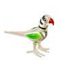 Unravel India Handcrafted Glass Parrot Pair – Decorative Showpiece for Home & Gifting