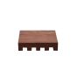 Unravel India "Ripple Collection" sheesham wood trivet & stand set