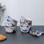 Unravel India "Shades of Earth" soup bowl set(6 Bowl, 6 Spoon)
