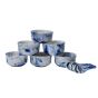 Unravel India "Shades of Earth" soup bowl set(6 Bowl, 6 Spoon)
