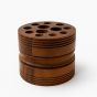 Unravel India Handcrafted "Ripple Wood"  Sheesham Wood Pen Holder