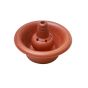 Unravel India handpainted brown terracotta incense stand