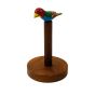 Unravel India Handcrafted "Clinkering Songbird" Sheesham Wood Tissue Roll Holder
