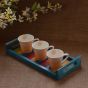 Unravel India Steam Beach Wooden Multicolored Tray
