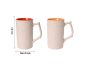 Unravel India stoneware matte finish beer mug(Set of 2)