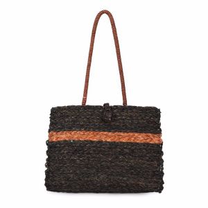 Unravel India Sabai single stripe Tote bag