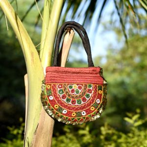Unravel India banjara embroidery Hand bag