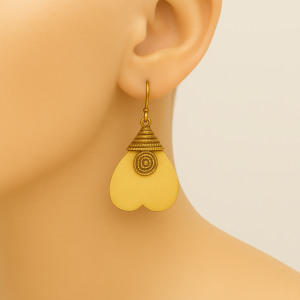 Unravel India Handcrafted Tribal Petal Drop Earrings for Women & Girls 