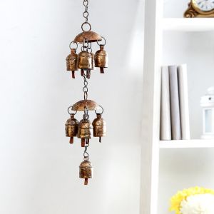 Unravel India Copper bells wind chime