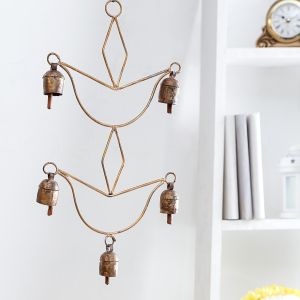 Unravel India Copper bells wind chime