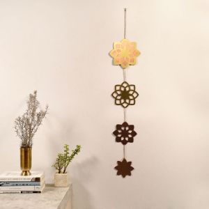 Unravel India Sunflower Meditation Hanging Wall Decor(180gm,multicolor)