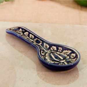 Unravel India Mughal handpainted Spoon Rest