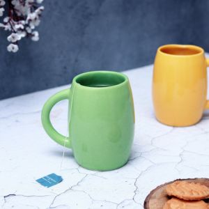 Unravel India ceramic multicolour tea/coffee Mug(Set of 2)