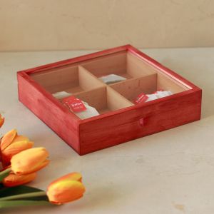 Unravel India Wooden Utility/Masala Box