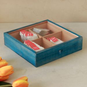 Unravel India Wooden Utility/Masala Box