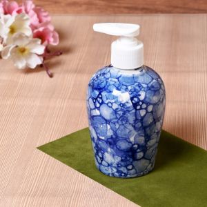 Unravel India Ceramic blue studio soap dispenser