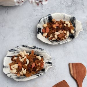 Unravel India "Vintage Chronical of Italy" ceramic serving snacks platter set