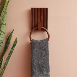 Unravel India "Ripple Collection" sheesham wood Towel Stand