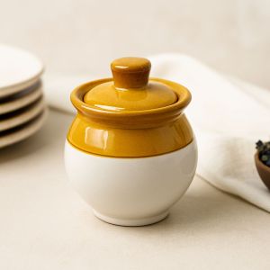 Unravel India Ceramic "Martaban Jar"  with Lid