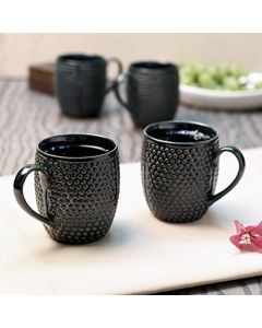 Unravel India "Studio Glazed" ceramic studio mug set (Set of 6)