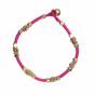 Unravel India Dhokra Pink Bracelet