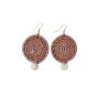 Unravel India "Pirul's Elegant Lavender" earrings