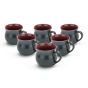 Unravel India Studio pottery Coffee Cups(Set of 6)