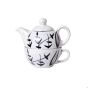 Unravel India Ceramic Single Tea Pot Set