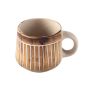 Unravel India rustic handpainted ceramic tea/coffee mug(Set of 6)