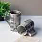 Unravel India " Vintage Chronical of Italy" ceramic beer mug(2 Mug)