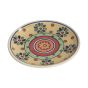 Unravel India "Flower Petals" handpainted ceramic dinner set(1Big Plate, 1Small Plate, 2 Bowl, 2 Spoon)