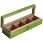 Unravel India Green Wooden Utility/Masala Box in Steambeach Wood