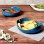 Unravel India ceramic studio snack bowl set (Set of 2)