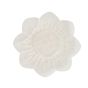 Unravel India Incense Stick Holder Marble Floral Design Inscent Burner Plate/ Ash Catcher Dish,(White)