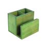 Unravel India Green Handcrafted Cuttlery & Tissue Holder 