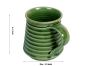 Unravel India green studio ceramic tea/coffee mug (Set of 6) 