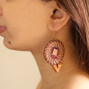 Unravel India "Pirul's Modern Buranish" earrings