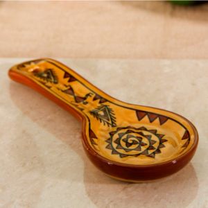 Unravel India Mughal handpainted Spoon Rest