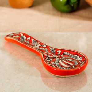 Unravel India Moroccan handpainted Spoon Rest