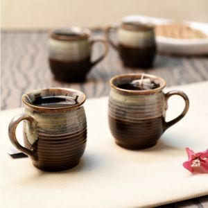 Unravel India ceramic studio mug set (Set of 6)