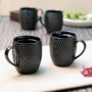 Unravel India "Studio Glazed" ceramic studio mug set (Set of 6)
